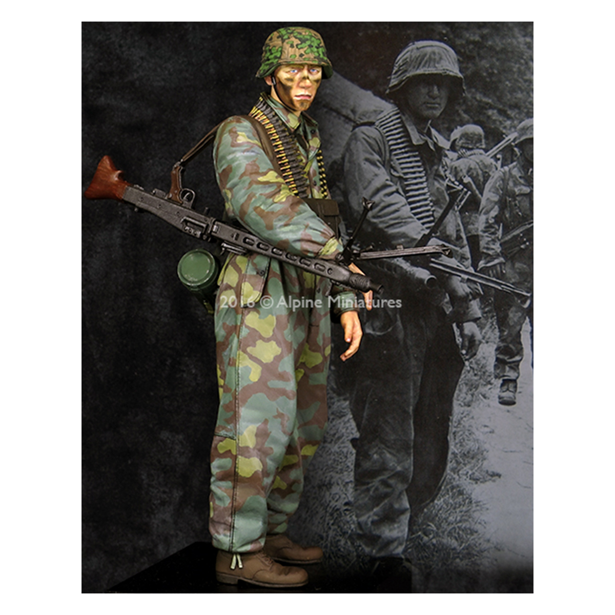 Alpine Miniatures – MG Gunner 12 SS Panzer Division “HJ” (1/16)