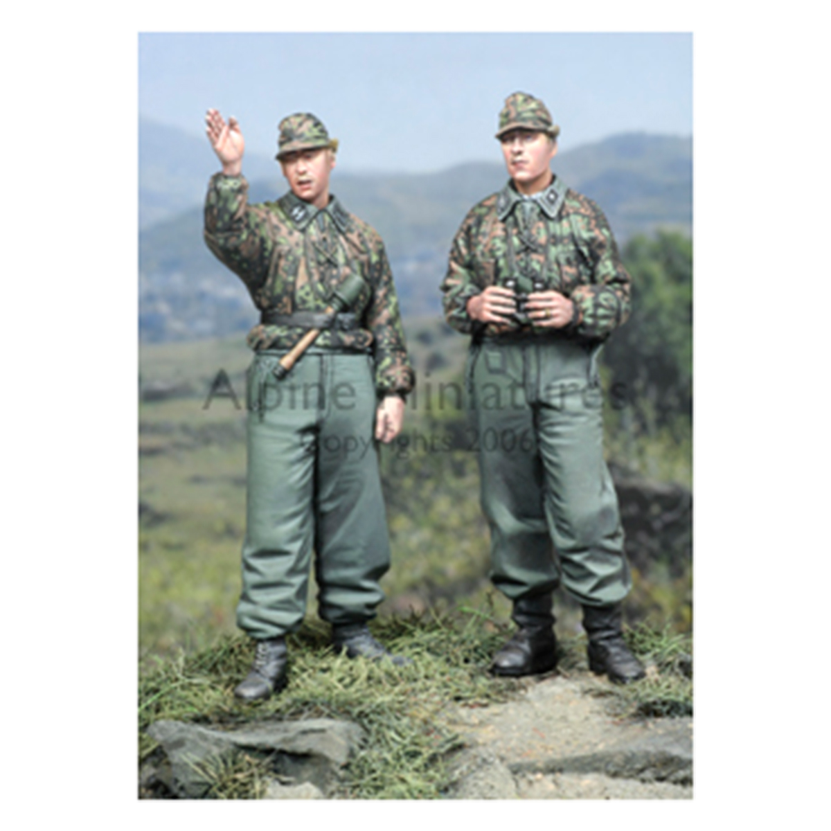 Alpine Miniature – SS Panzer Recon Crew (2 figs) 1/35