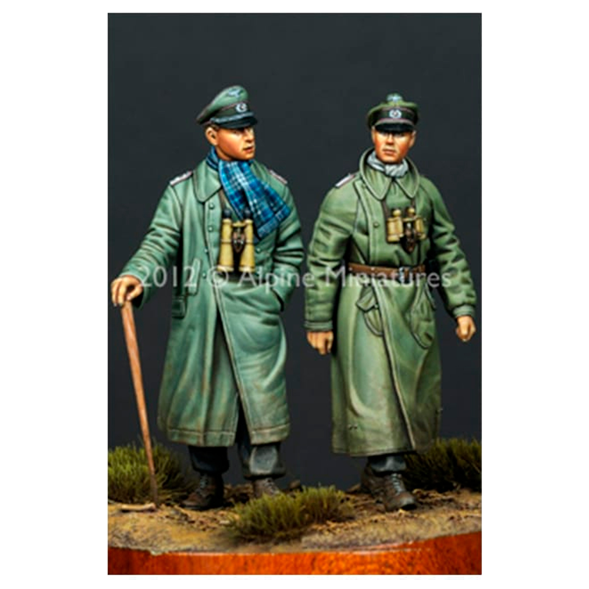 Alpine Miniatures – Panzer Officer 1 Pz. Div. Set (2 figs) 1/35