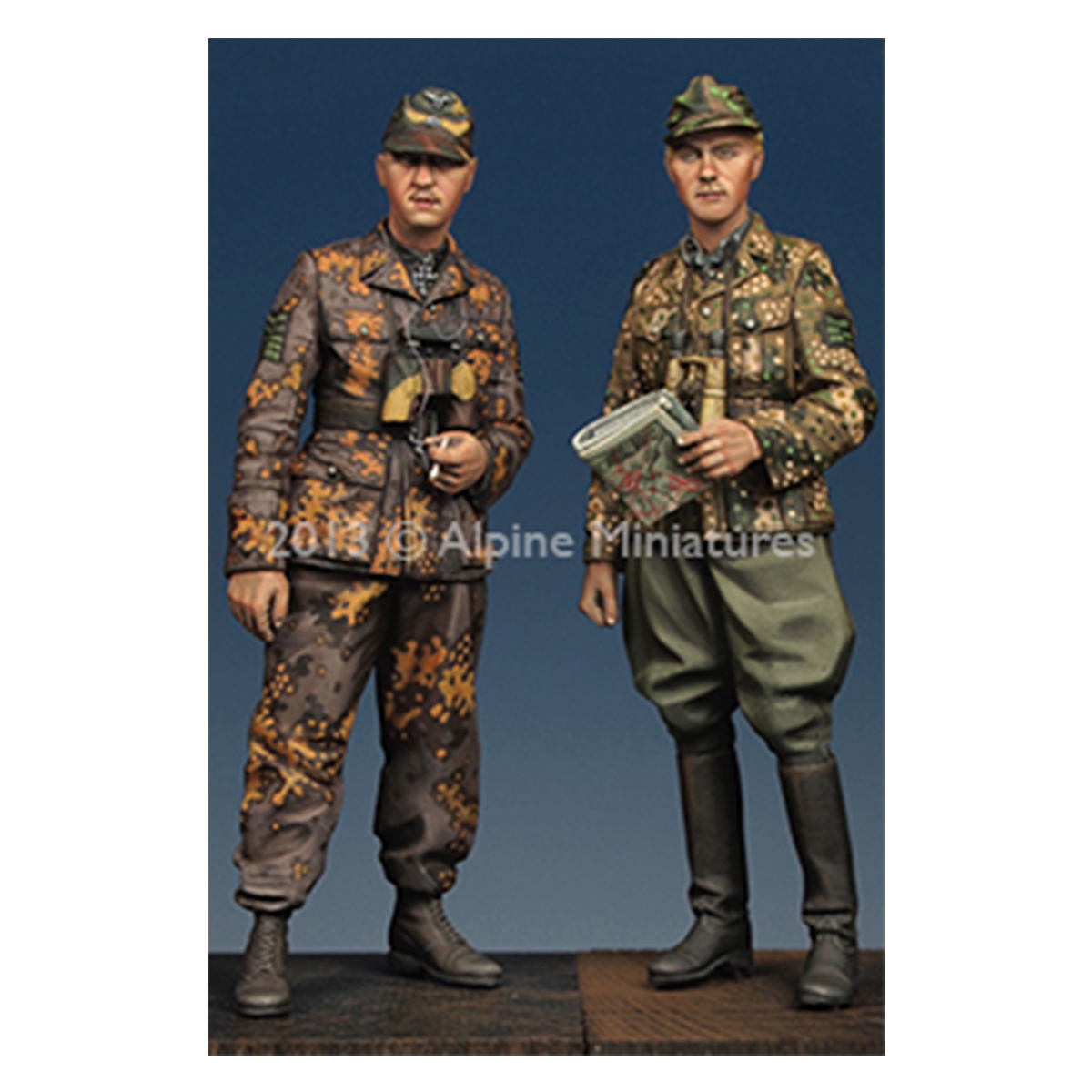 Alpine Miniatures – Kurt Meyer & Officer Set (2 figs) 1/35