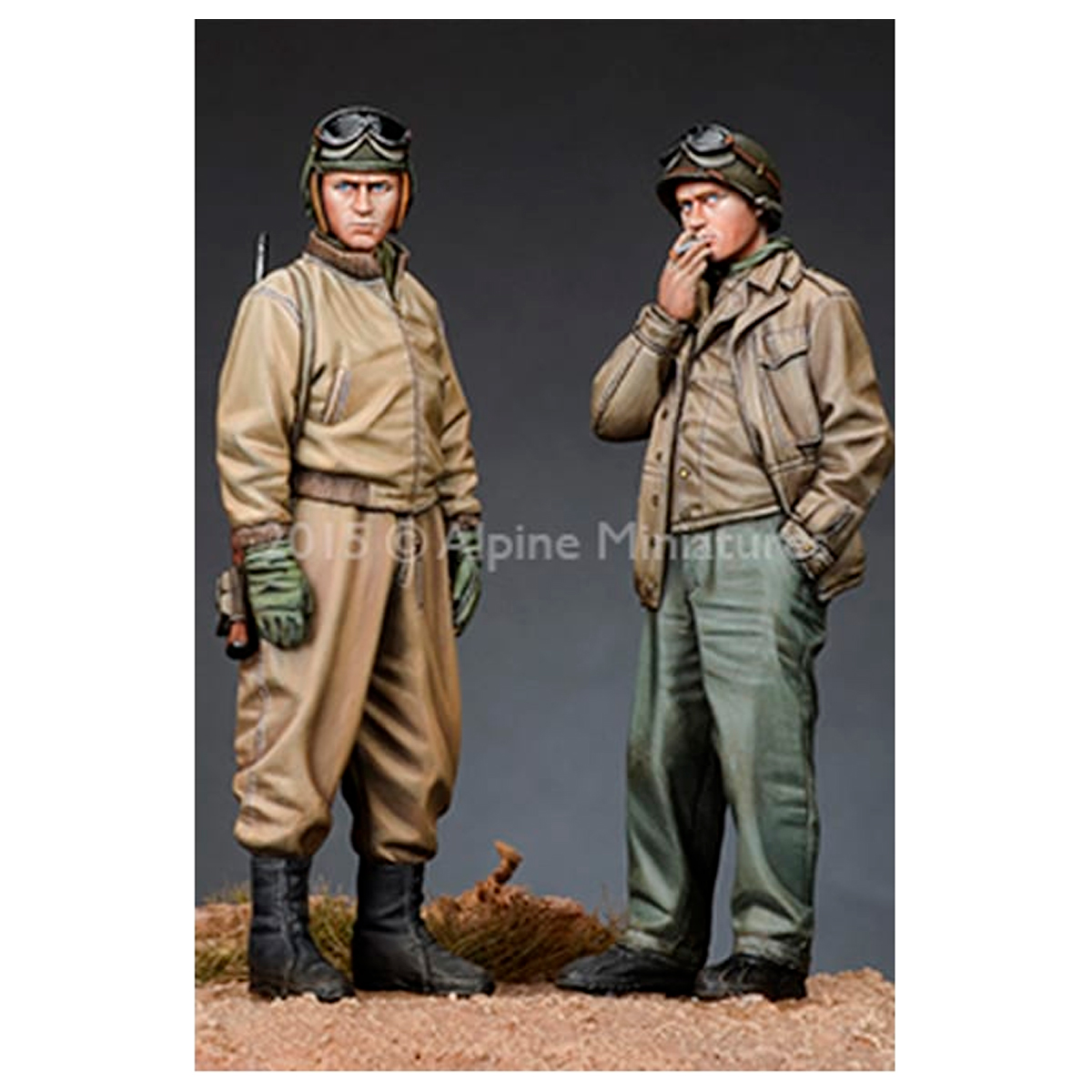 Alpine Miniatures – US Tank Crew Set (2 figs) 1/35