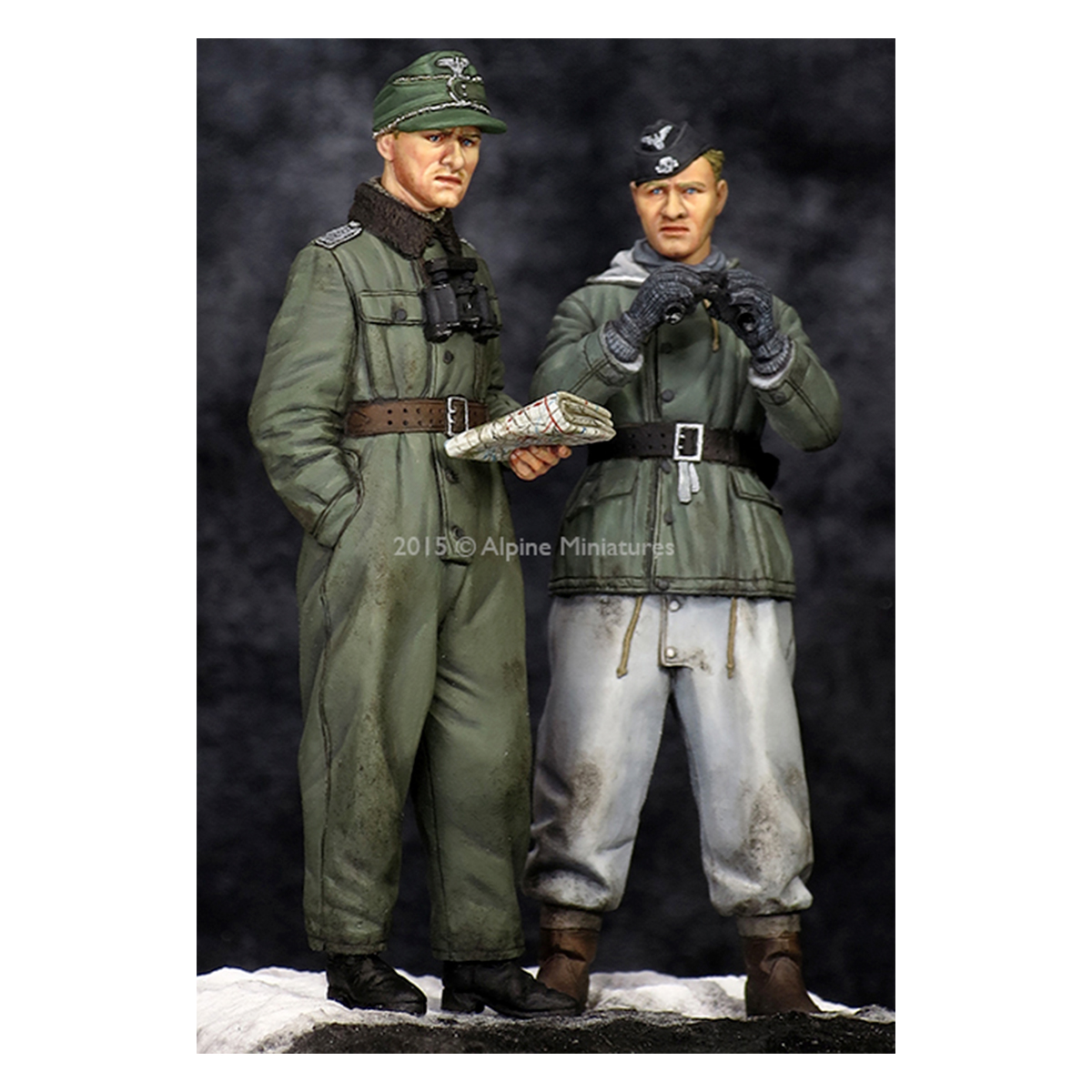 Alpine Miniatures – Joachim Peiper Kharkov Set (2 figs) 1/35