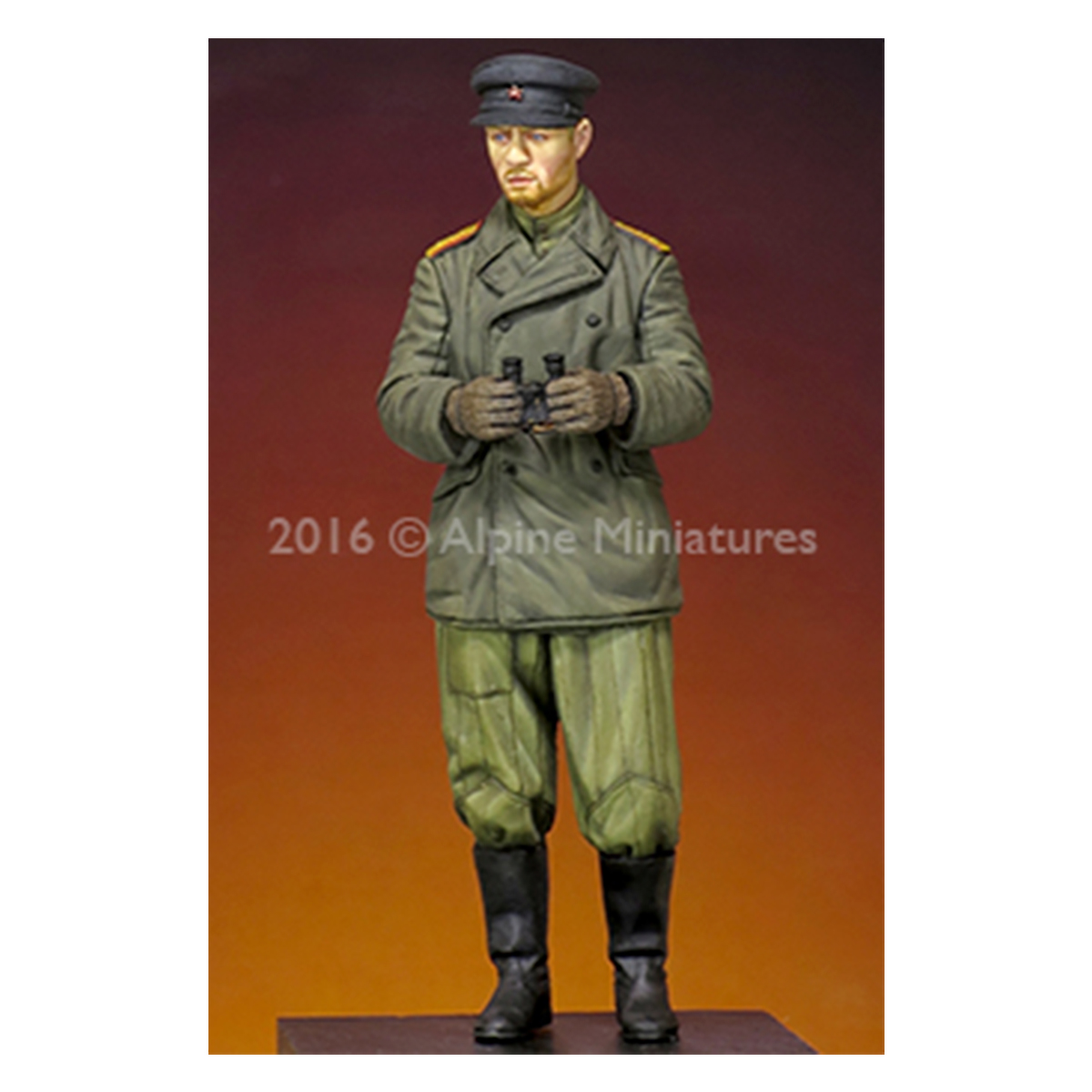 Alpine Miniatures – WW2 Russian Tank Commander 1/35