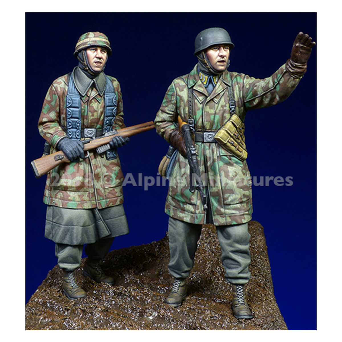 Alpine Miniatures – Fallschirmjaeger, Ardennes Set (2 figs) 1/35