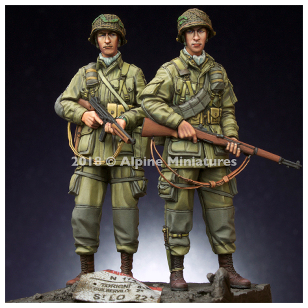 Alpine Miniatures – US 101st Airborne Trooper Set 1/35