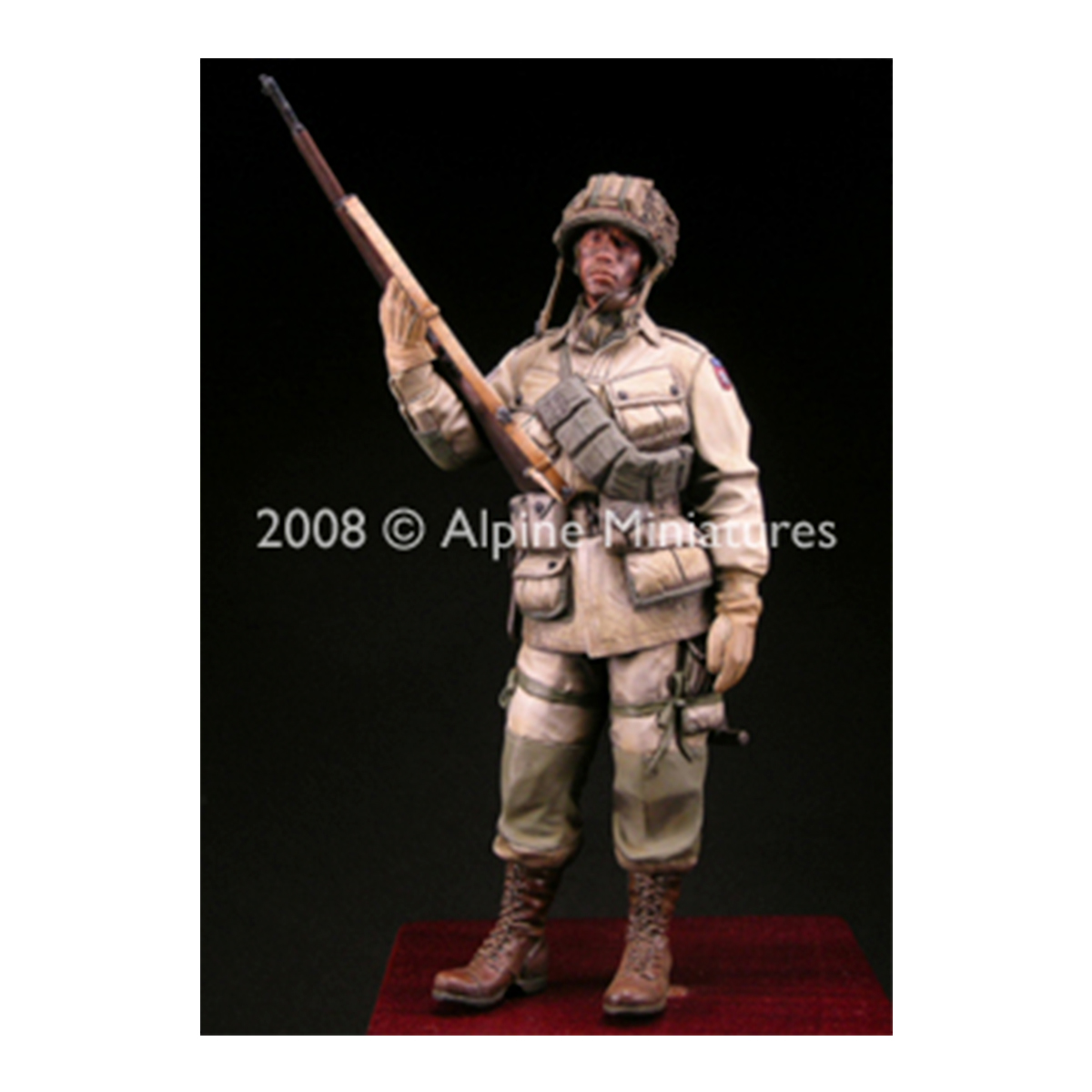 Alpine Miniatures – WW2 US Paratrooper 82nd Airborne “All American” (1/16)