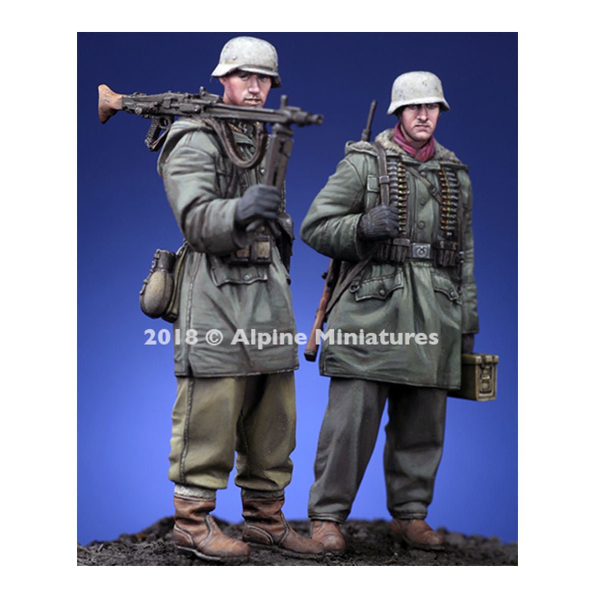 Alpine Miniatures – WSS MG Team at Kharkov Set (2 figs) 1/35