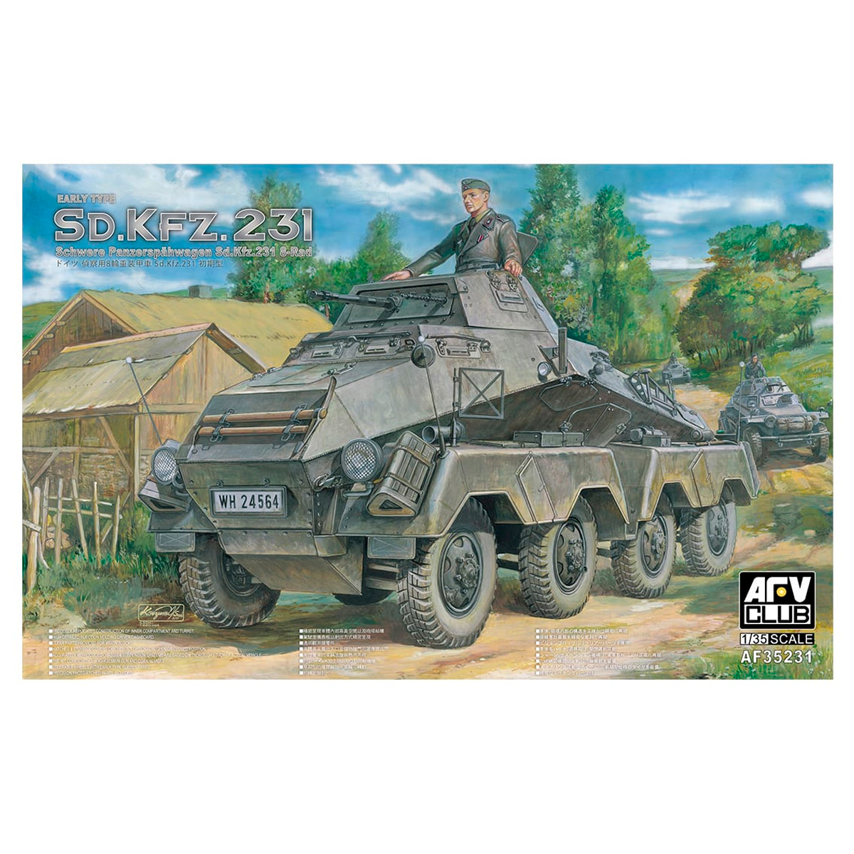 GERMAN Sd.Kfz. 231 Schwerer Panzerspähwagen 1/35