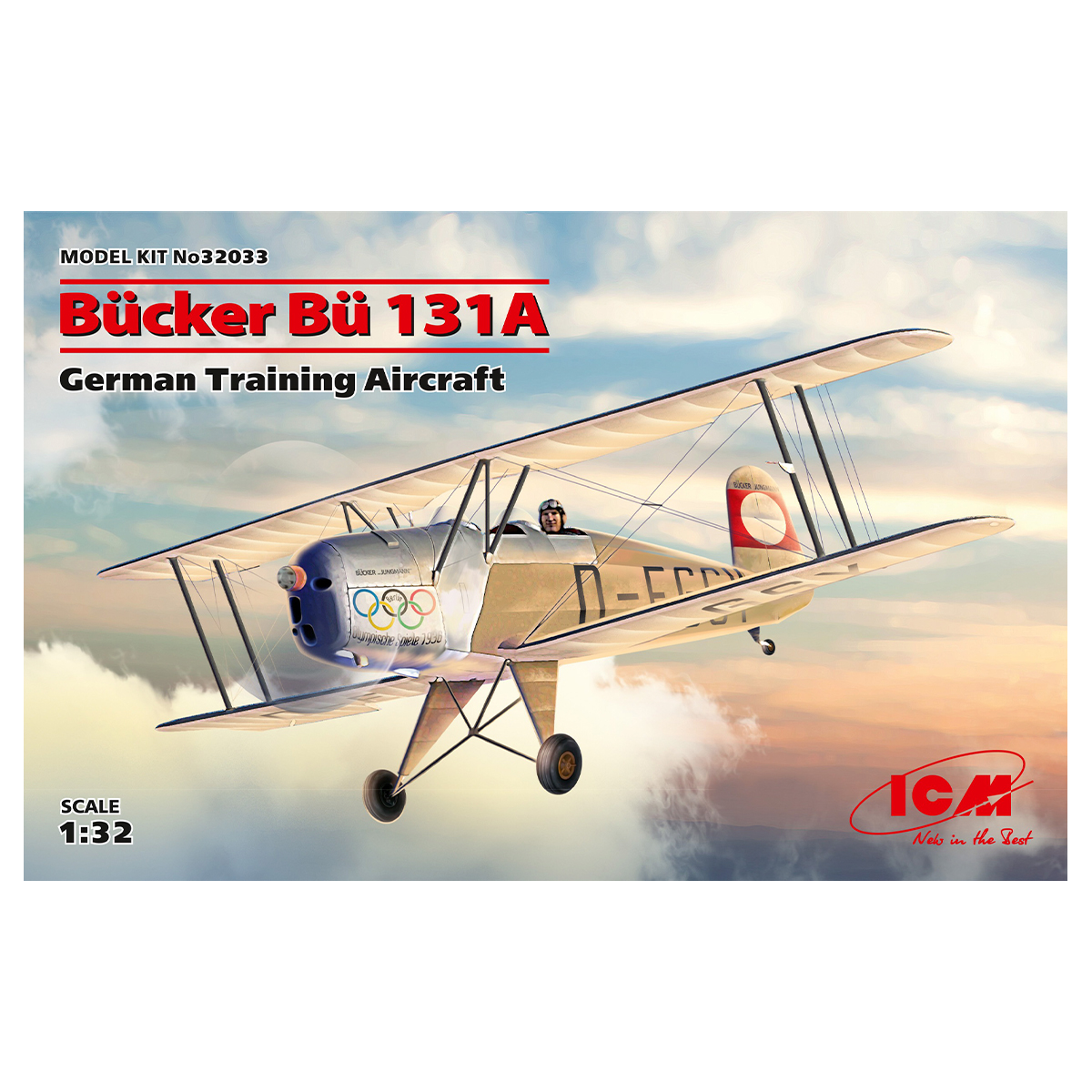 Bücker Bü 131A, German Training Aircraft 1/32