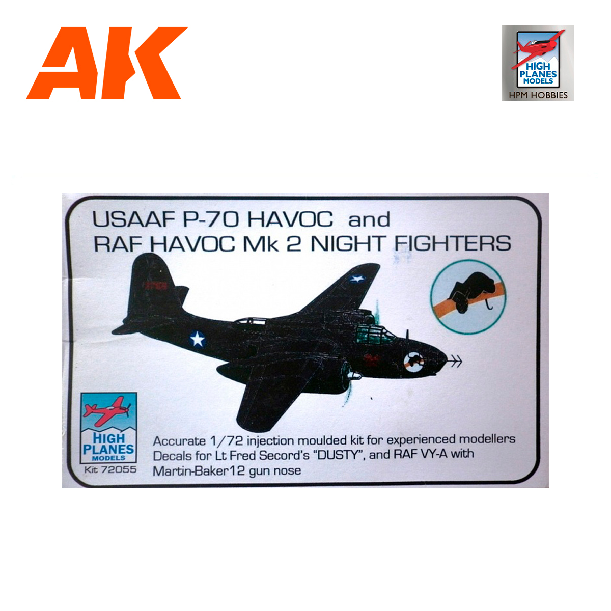 HIGH PLANES MODELS 1/72 P-70 Havoc/RAF Havoc Mk 2