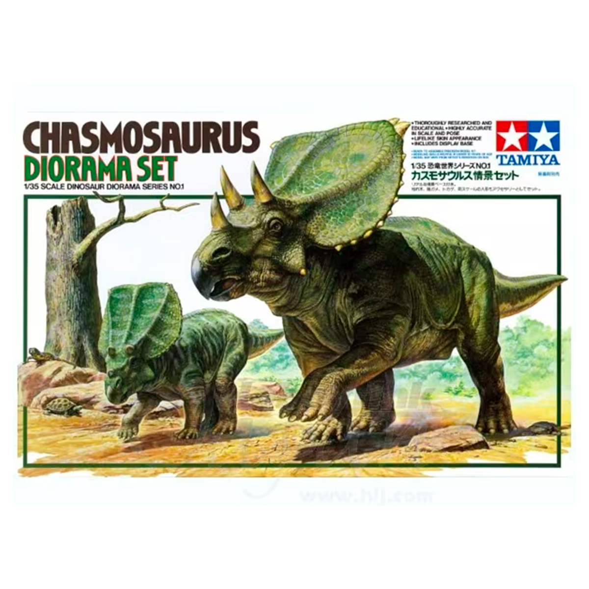 1/35 Chasmosaurus Diorama Set