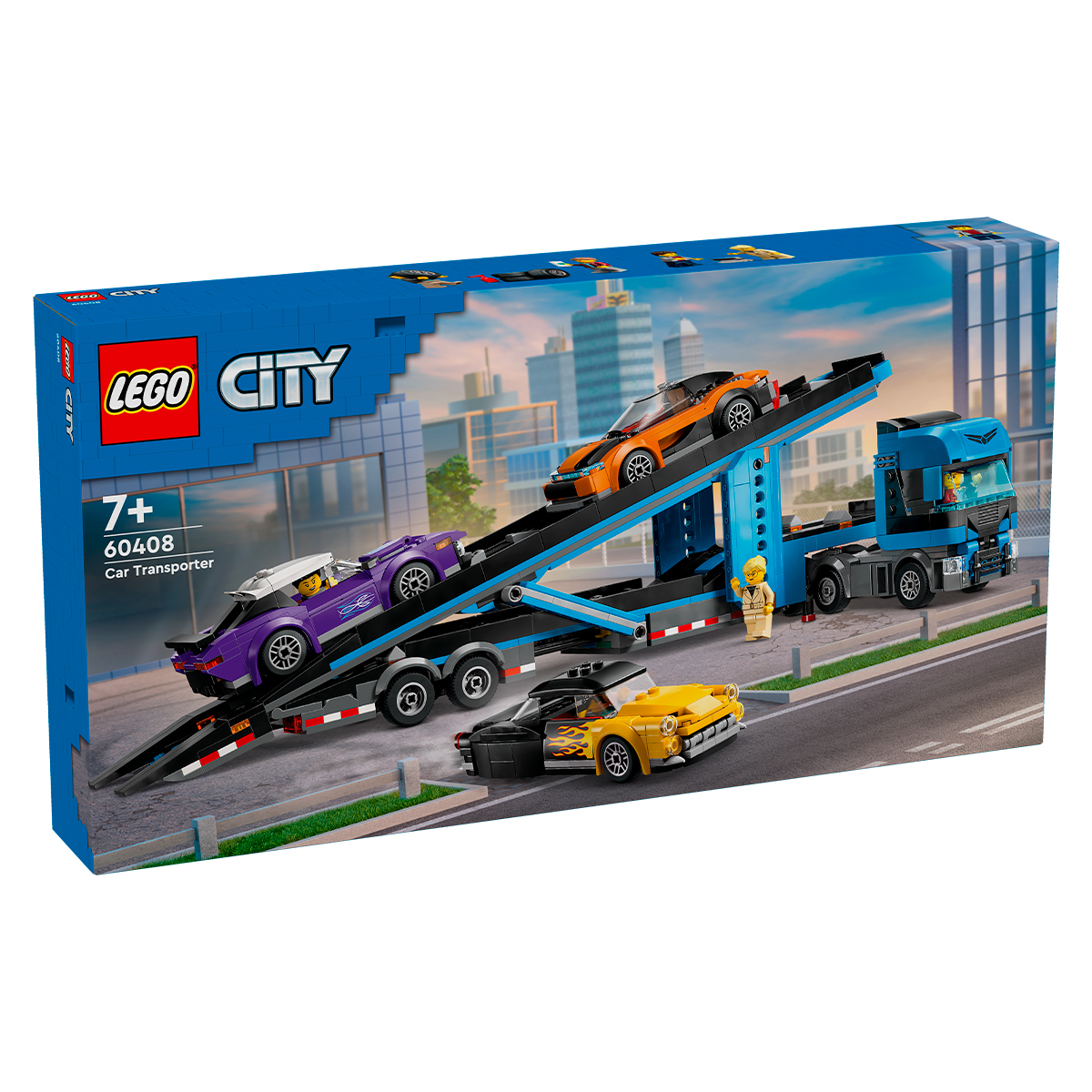 LEGO® Car Transporter Truck with Sports Cars – Camión de Transporte con Deportivos