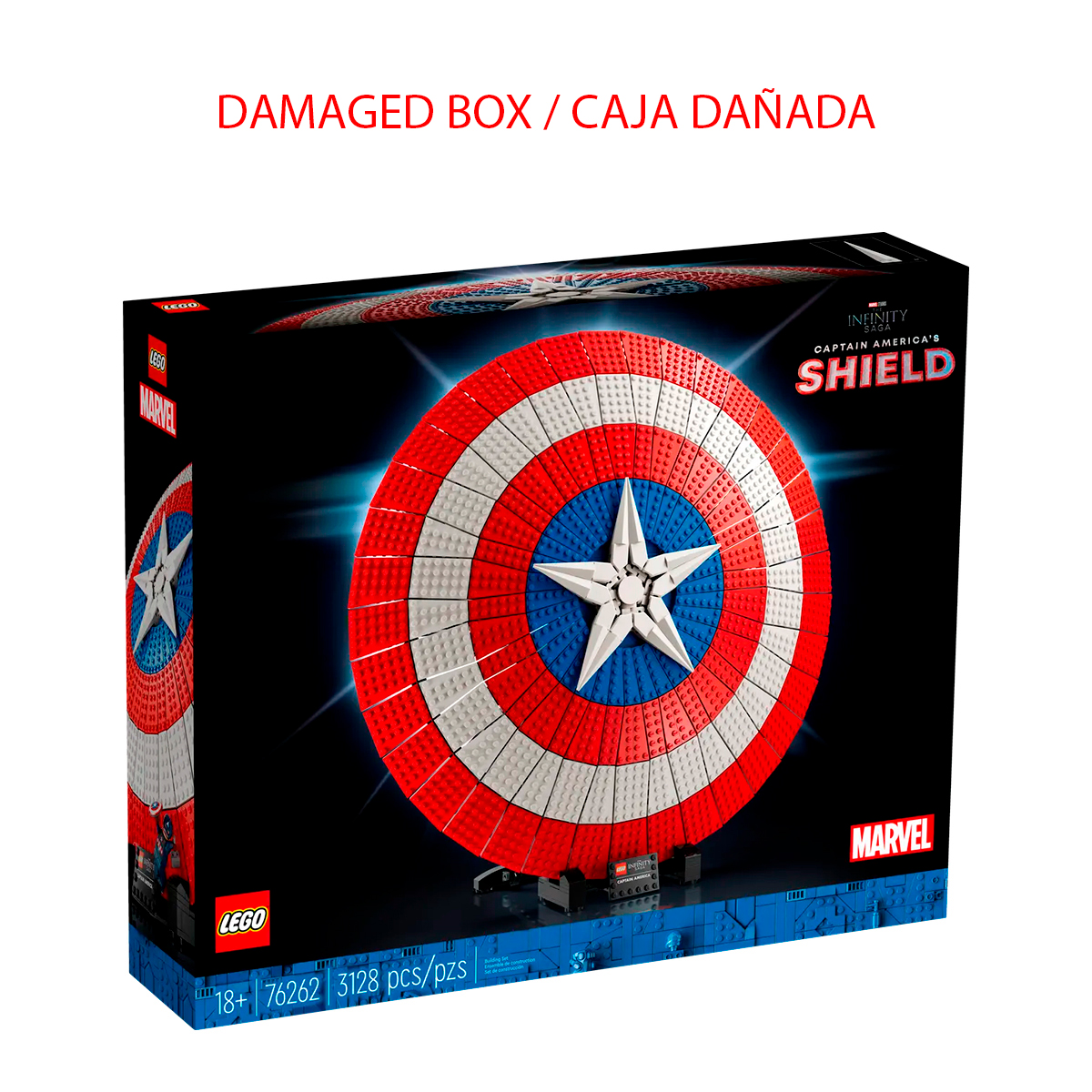 LEGO® Captain America’s Shield – Escudo del Capitán América (Damaged box / Caja Dañada)