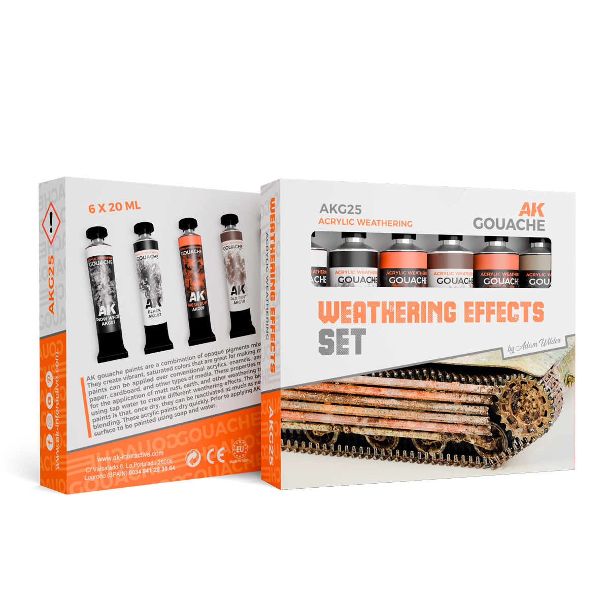 WEATHERING EFFECTS SET – AK GOUACHES