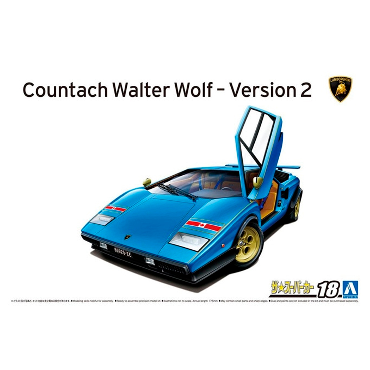 1/24 Countach Walter Wolf – Version 2 Super Car Series No. 18