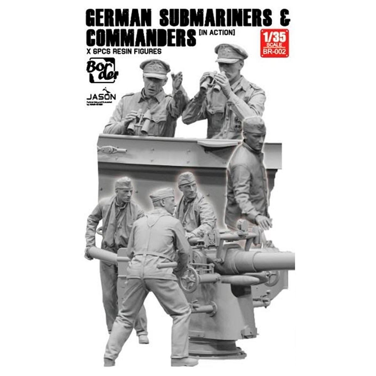 1/35 German Submariners & Commanders (in action) (6 Pcs.)