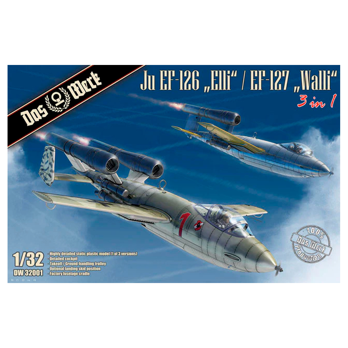 Ju EF-126 “Elli” / EF-127 “Walli” (3in1) 1/32