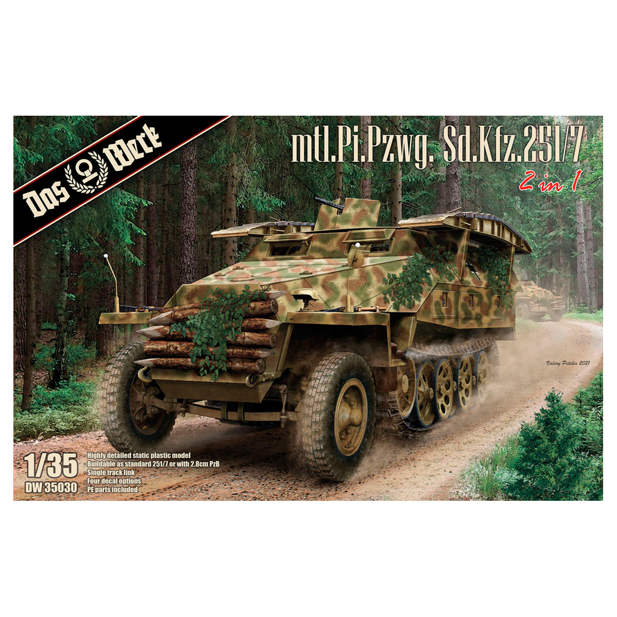 Mtl. Pi.Pzwg. Sd.Kfz.251/7 Ausf.D (2 in 1) 1/35