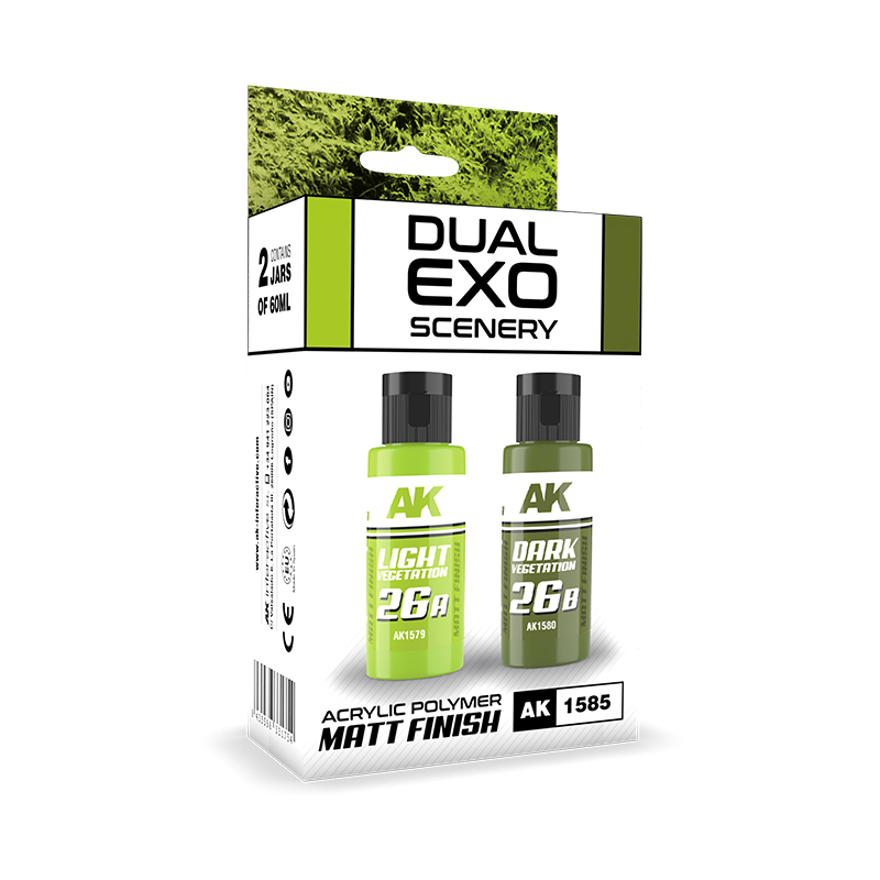 DUAL EXO SCENERY SET 26 – 26A LIGHT VEGETATION & 26B DARK VEGETATION