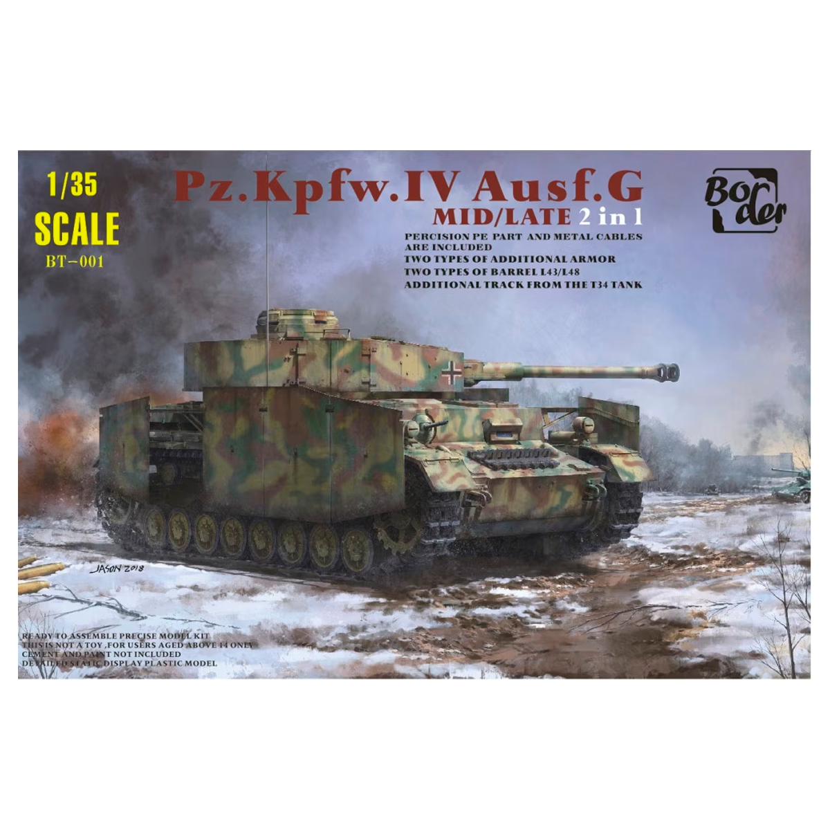 1/35 Pz.Kpfw.IV Ausf.G Mid/Late 2 in 1