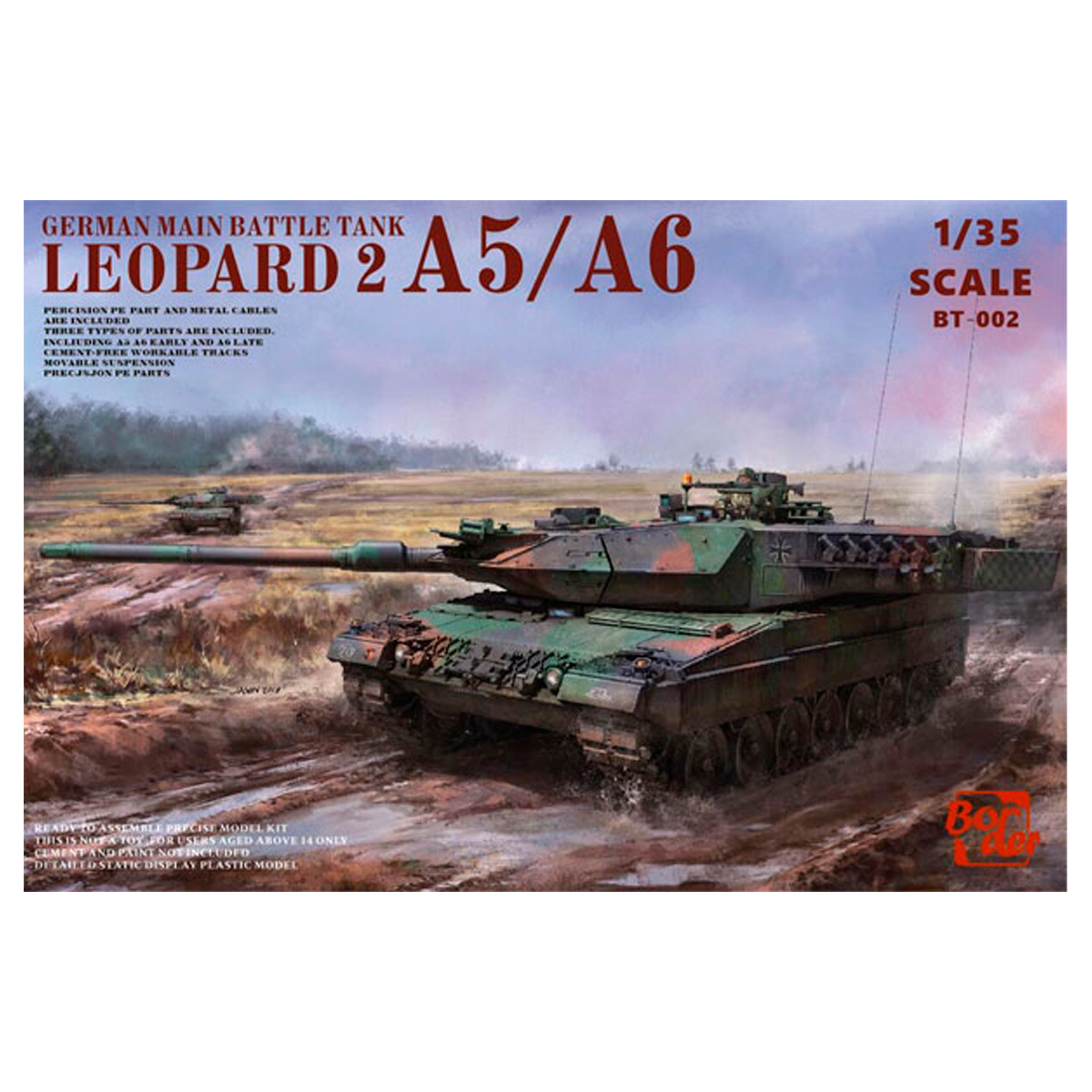 1/35 German Main Battle Tank Leopard 2 A5/A6