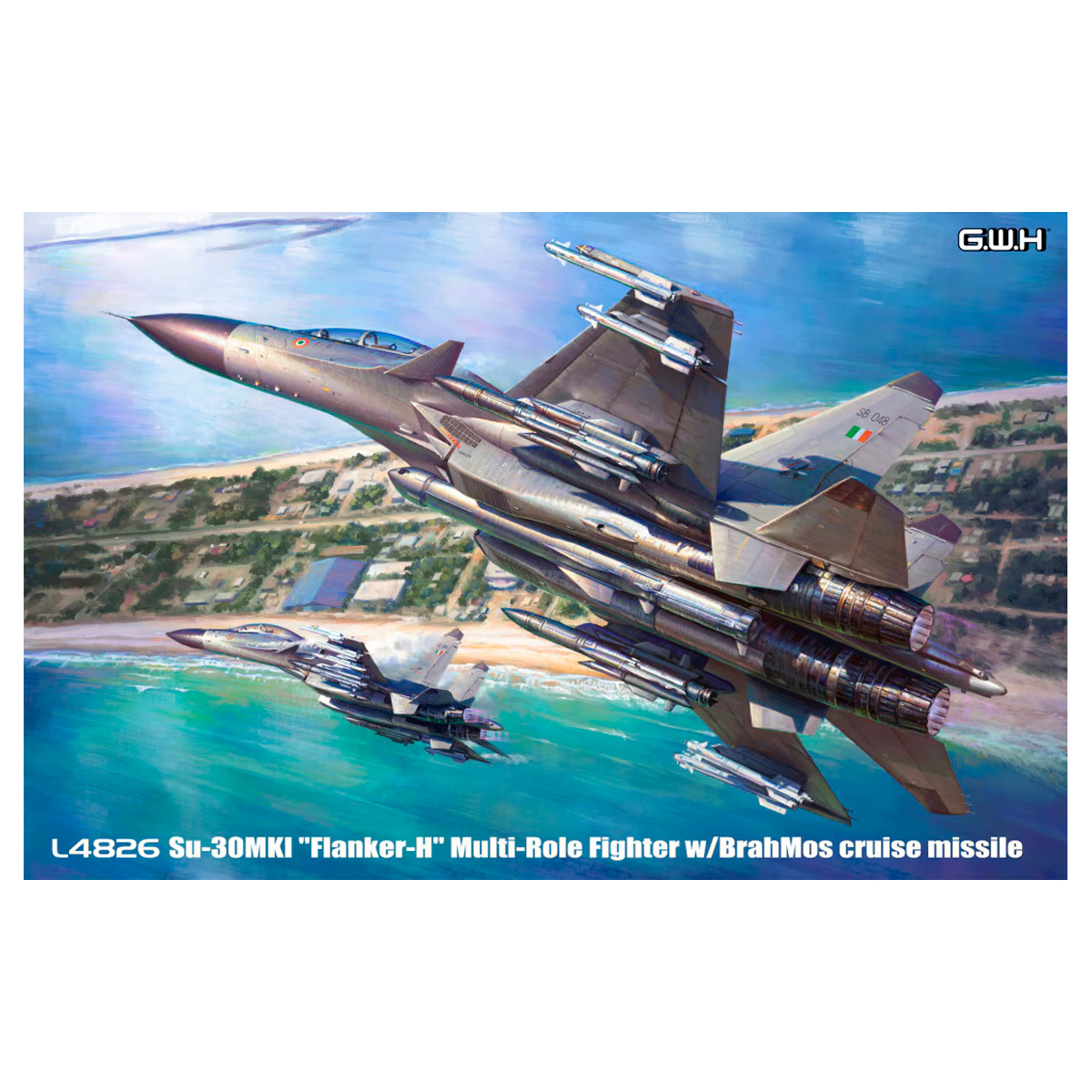 Su-30MKI “Flanker-H” Multi-Role Fighter w/BrahMos cruise missile 1/48