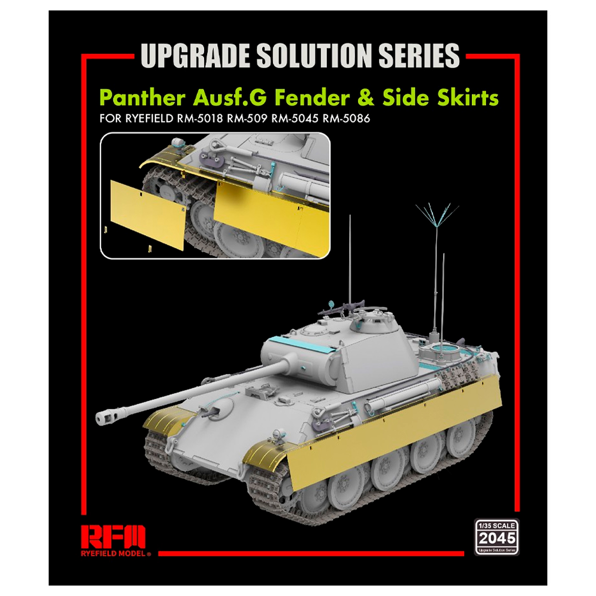 The Upgrade Solution Series Panther Ausf.G Fender & Side Skirts 1/35