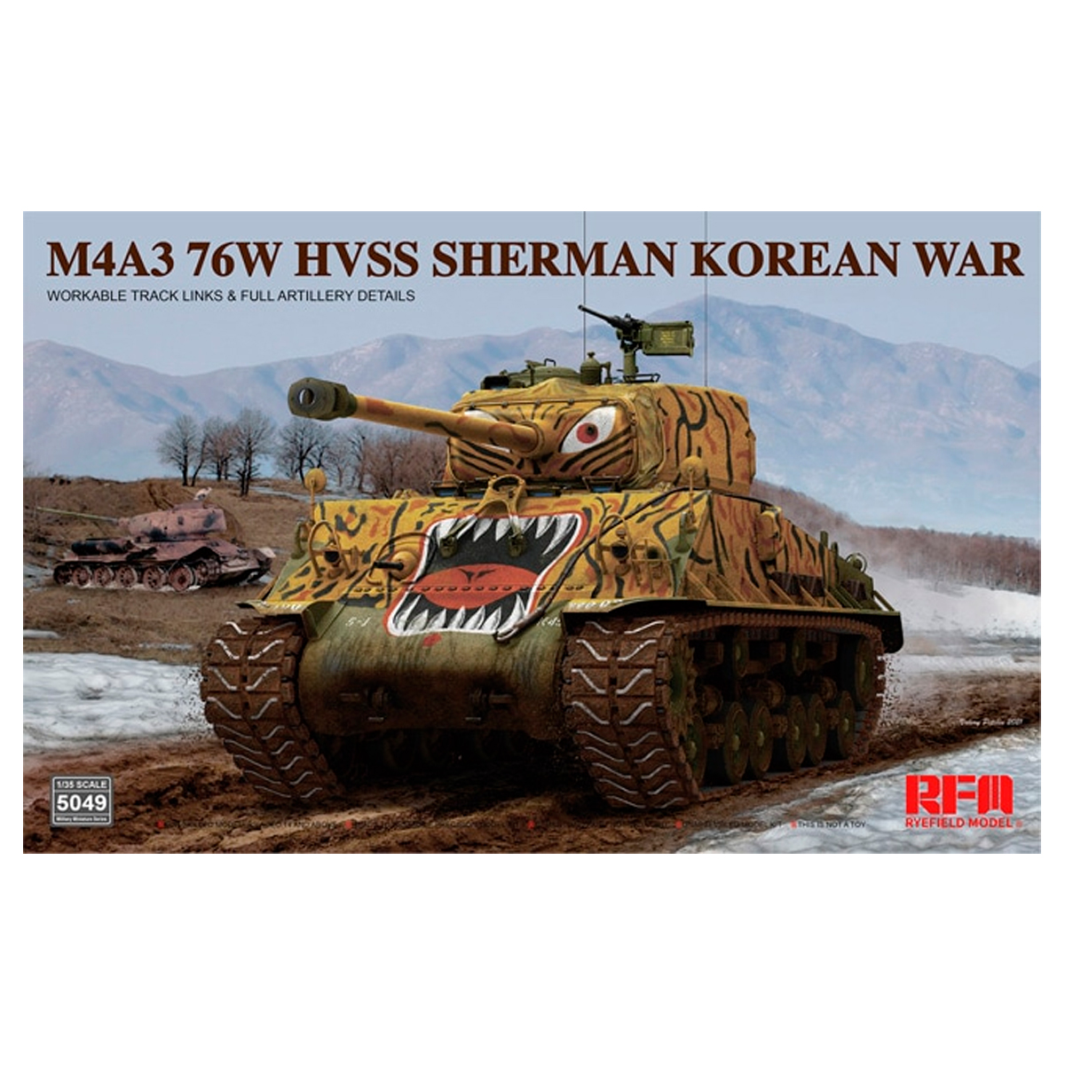 M4A3 76W HVSS Sherman Korean War 1/35