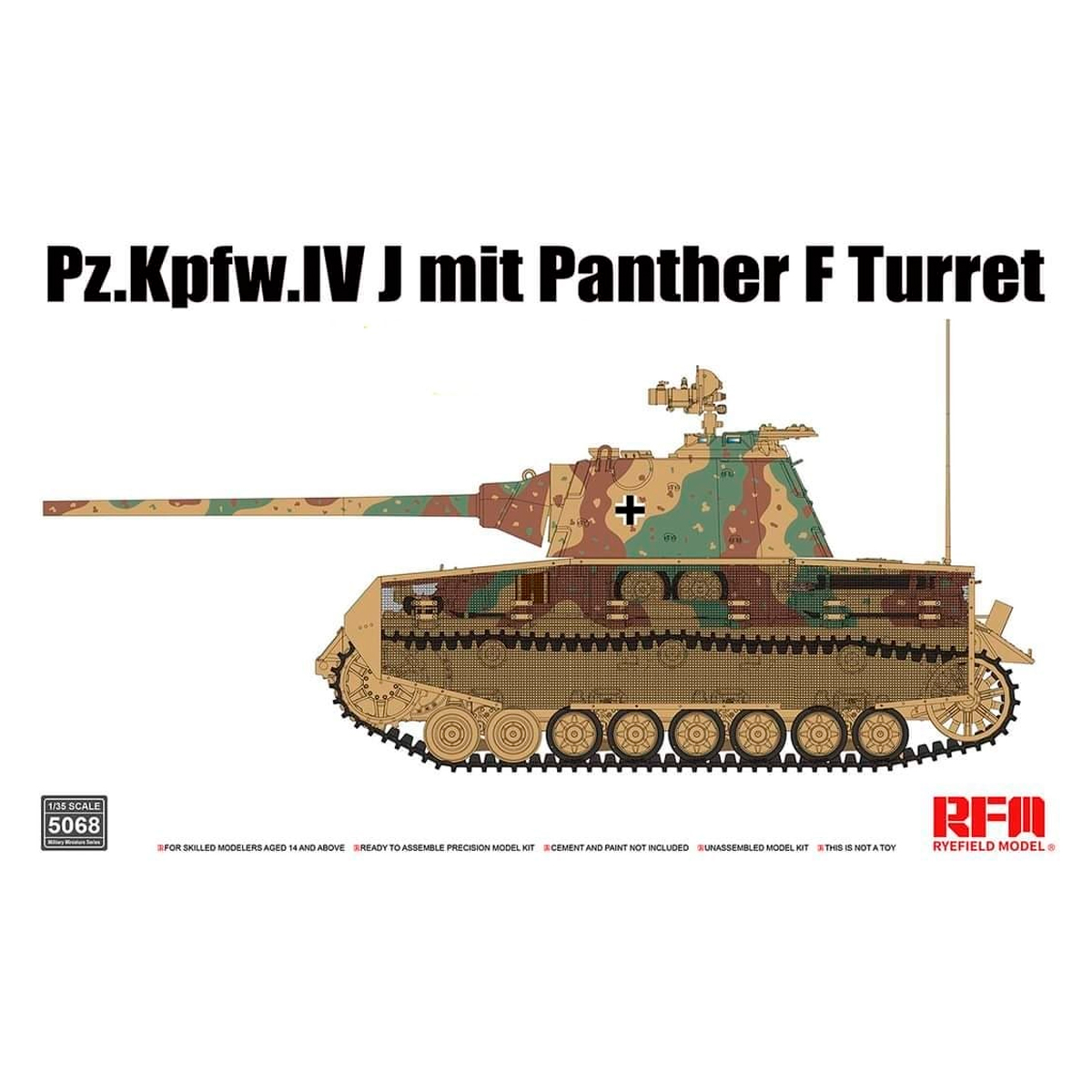 1/35 Pz.Kpfw.IV J mit Panther F Turret