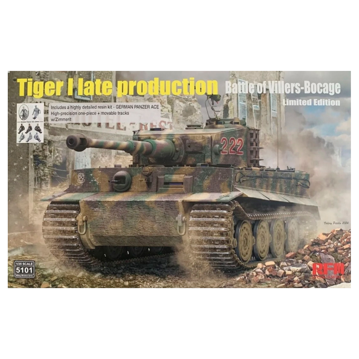 Tiger I Late Production Battle of Villers-Bocage 1/35