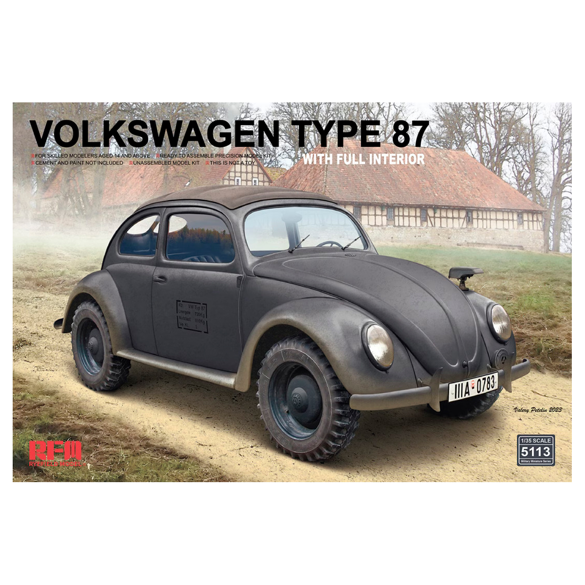 Volkswagen Type 87 with Full Interior 1/35