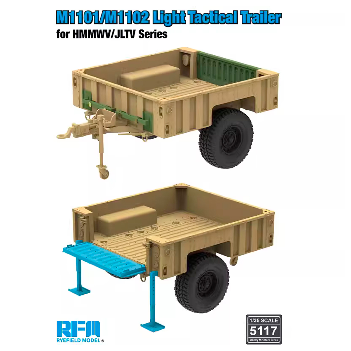 1/35 M1101/M1102 Light Tactical Trailer for HMMWV/JLTV