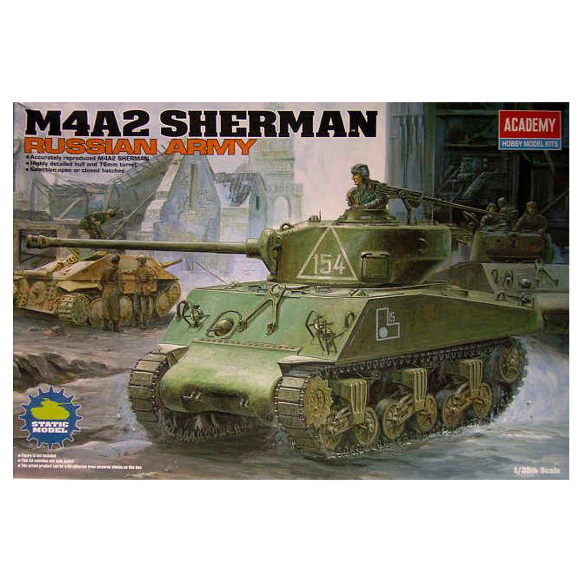 ACADEMY 1/35 M4A2 Sherman Russian Army