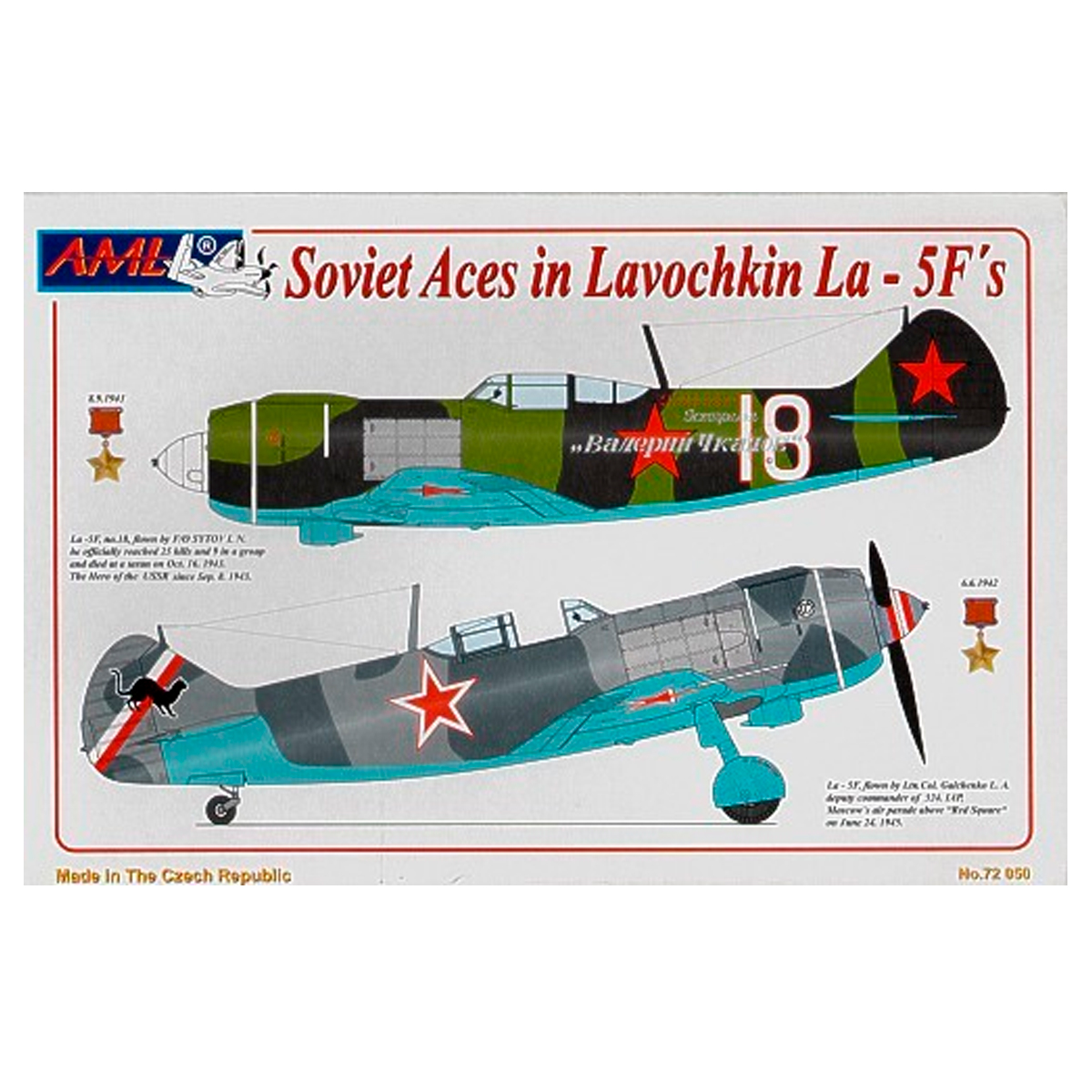 AML 1/72 Soviet Aces in Lavochkin La-5F’s