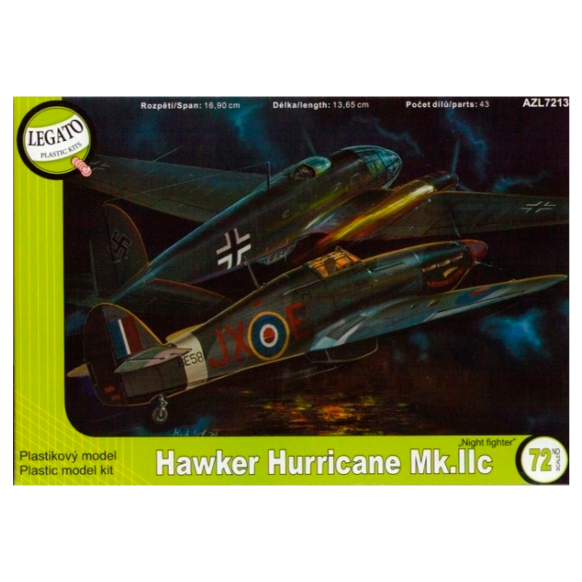 LEGATO Hawker Hurricane Mk.IIC “Night Fighter” 1/72