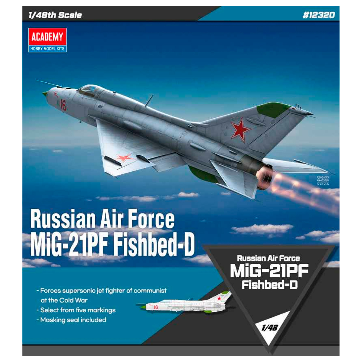 Russian Air Force MiG-21PF Fishbed-D 1/48