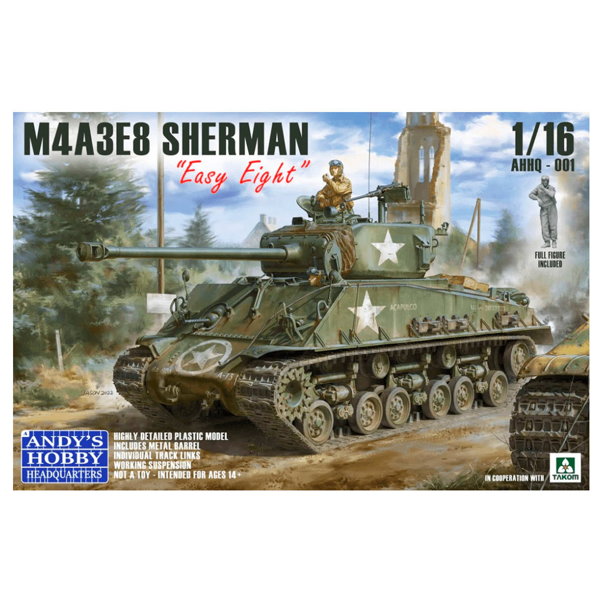 M4A3E8 Sherman “Easy Eight” 1/16