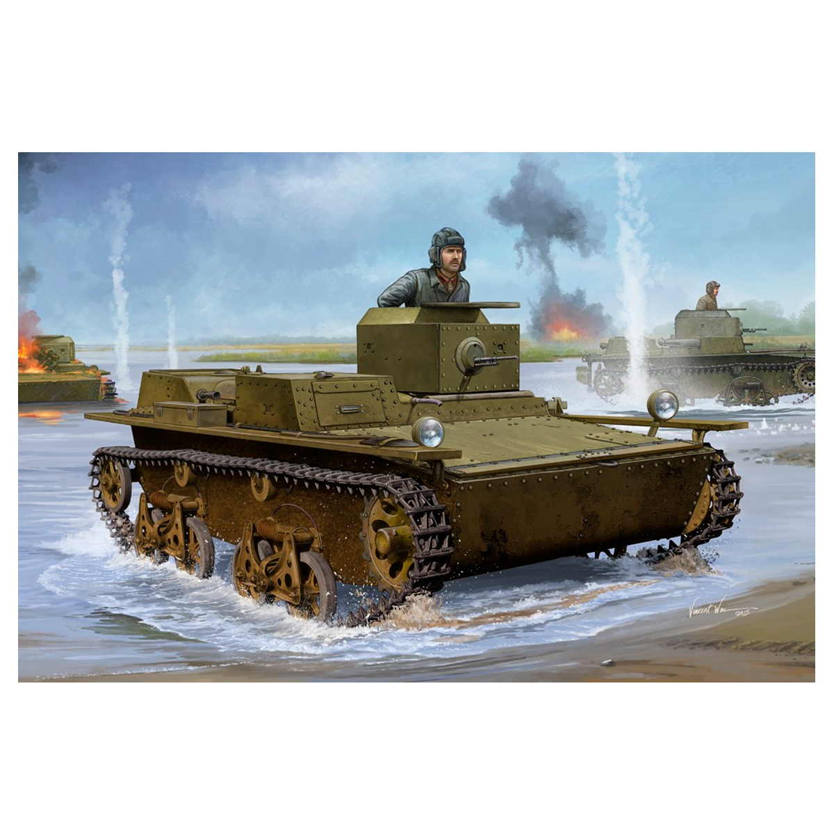 Soviet T-38 Amphibious Light Tank 1/35