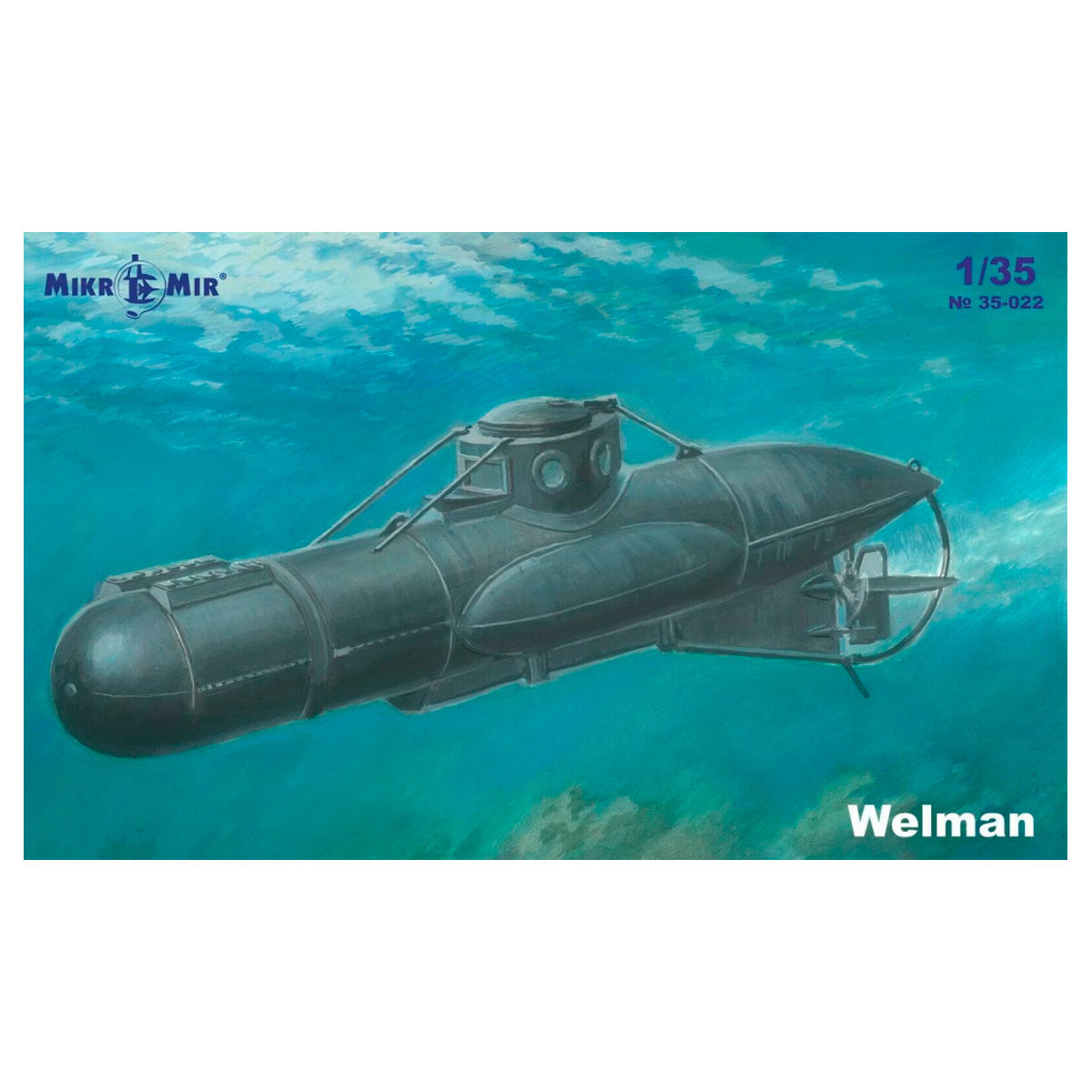 Welman W10 British WWII Midget Submarine 1/35