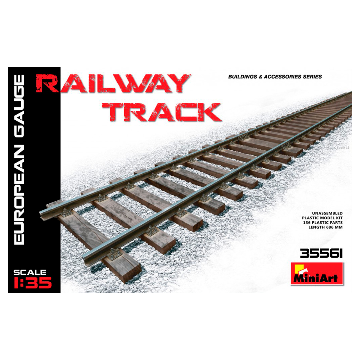 1/35 Railway Track (European Gauge)