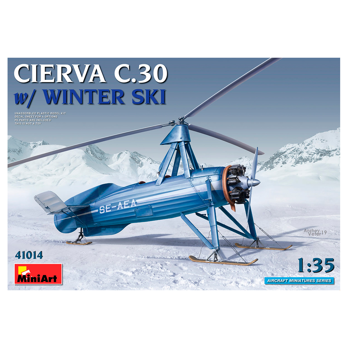 1/35 Cierva C.30 with Winter Ski