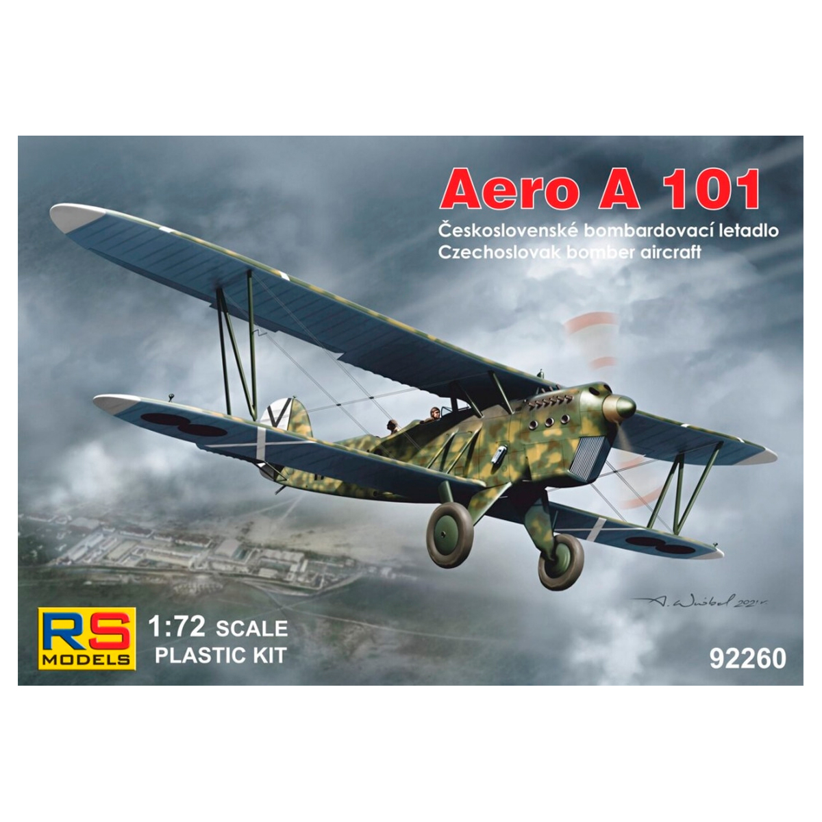 Aero A-101 Czechoslovak bomber aircraft 1/72