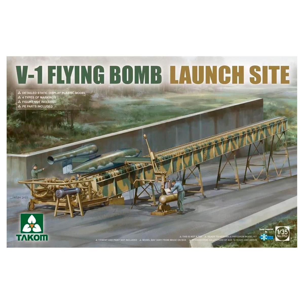 1/35 V-1 Flying Bomb Launch Site