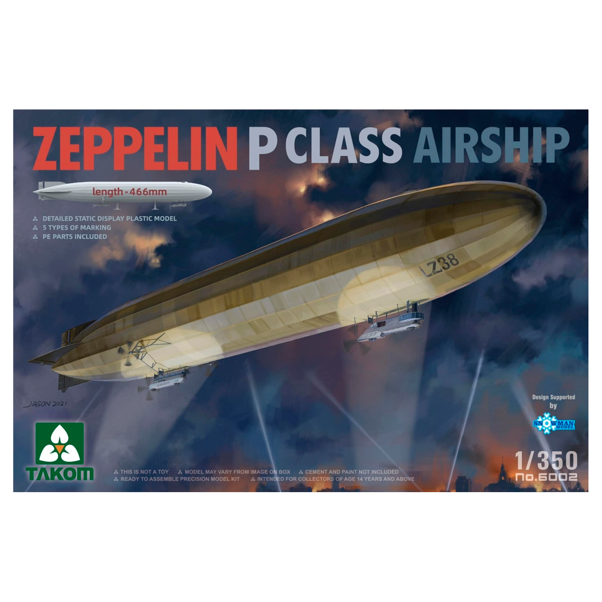 1/350 Zeppelin P Class Airship