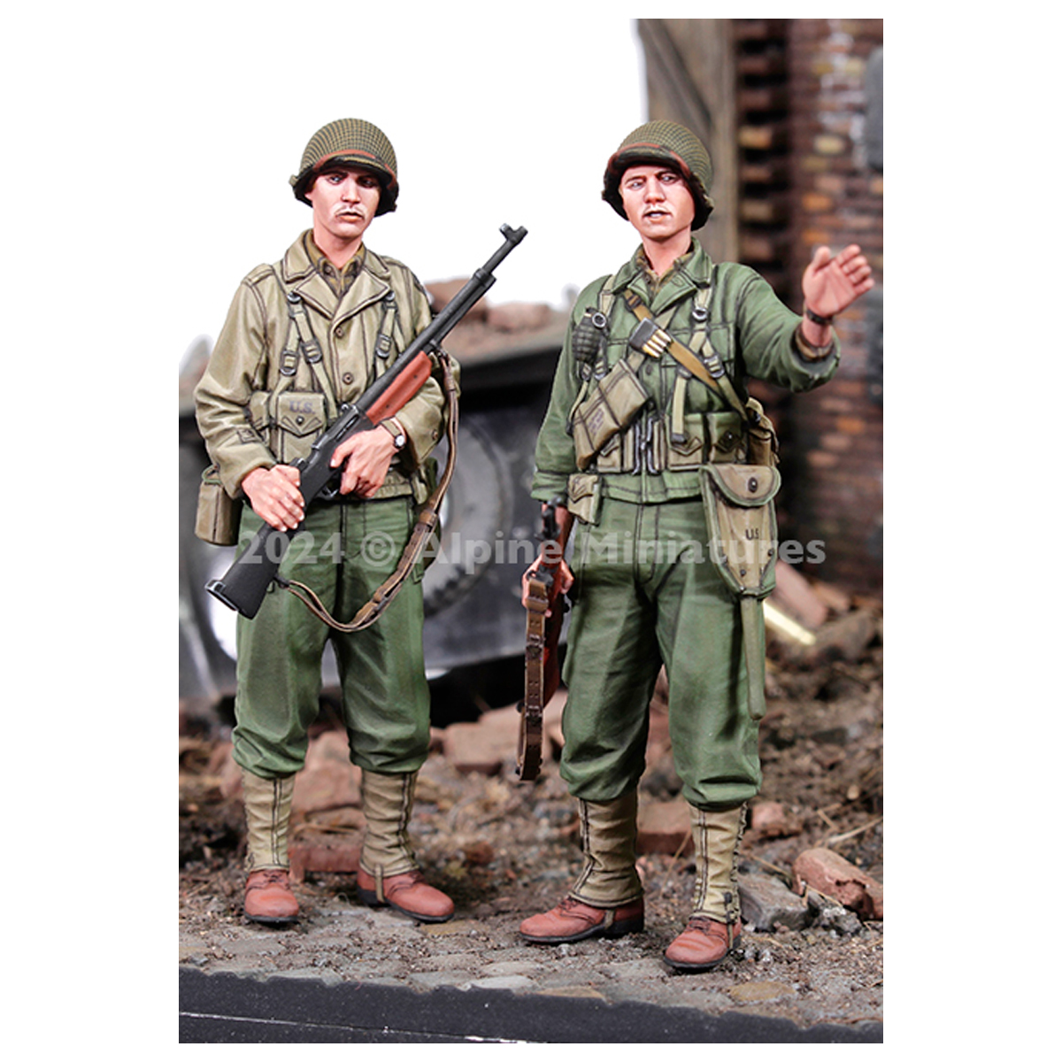 US Infantry 2nd ID Set (2 figs) 1/35