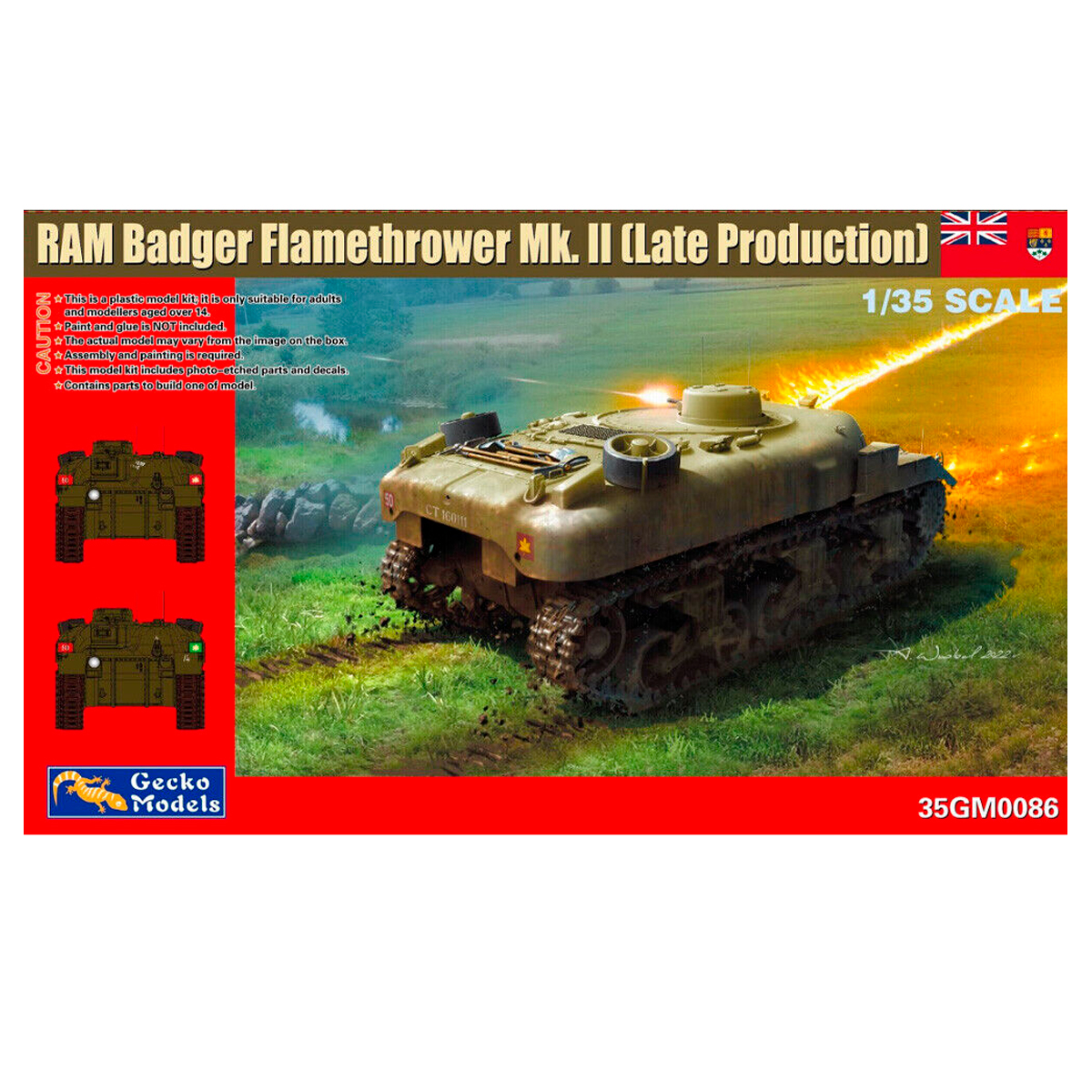 1/35 RAM Badger Flamethrower Mk.II (Late Production)