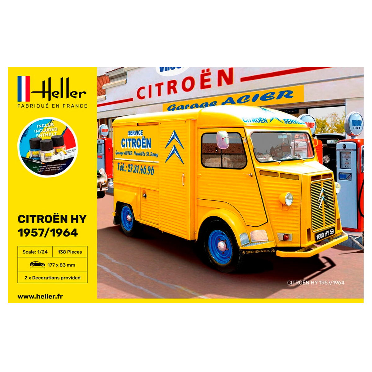 Citroën HY 1957/1964 Starter Kit 1/24