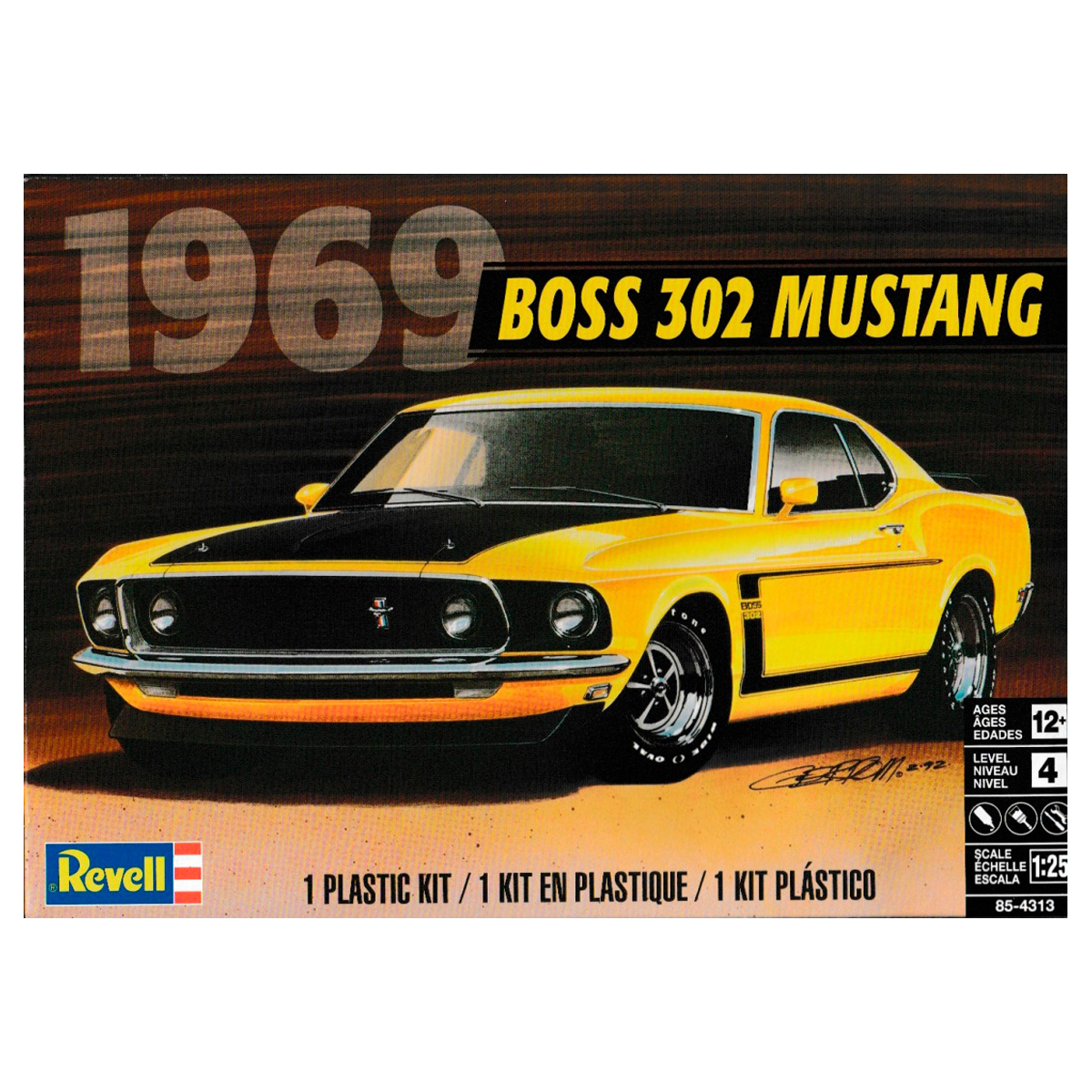 1/25 1969 Boss 302 Mustang