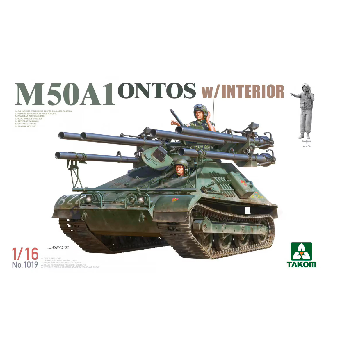 1/16 M50A1 Ontos with Interior