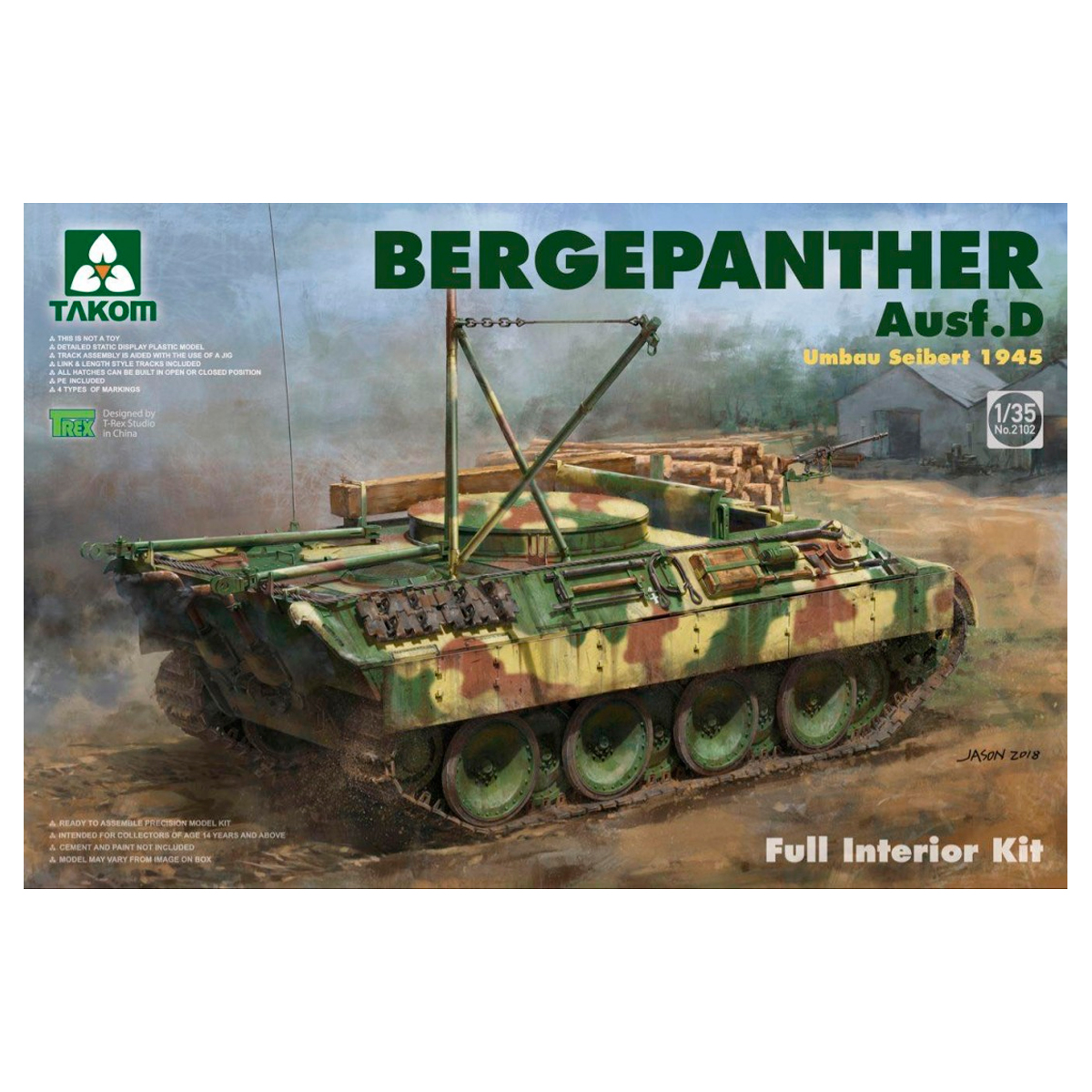 1/35 Bergepanther Ausf. D – Full Interior